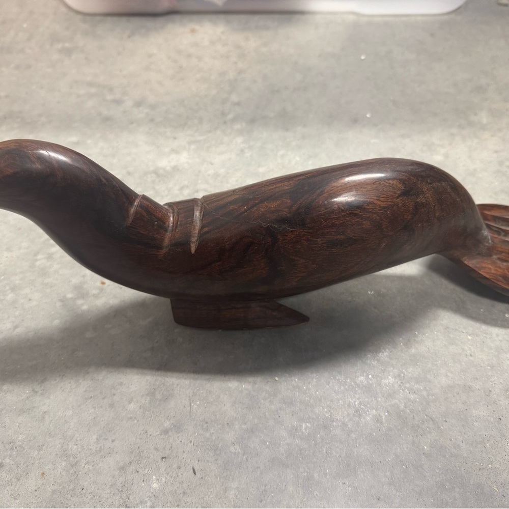 Handcrafted Wooden Seal Figurine